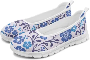 Doojoayie Womens Slip On Loafers with Arch Support Flat Shoes for Work Comfortable