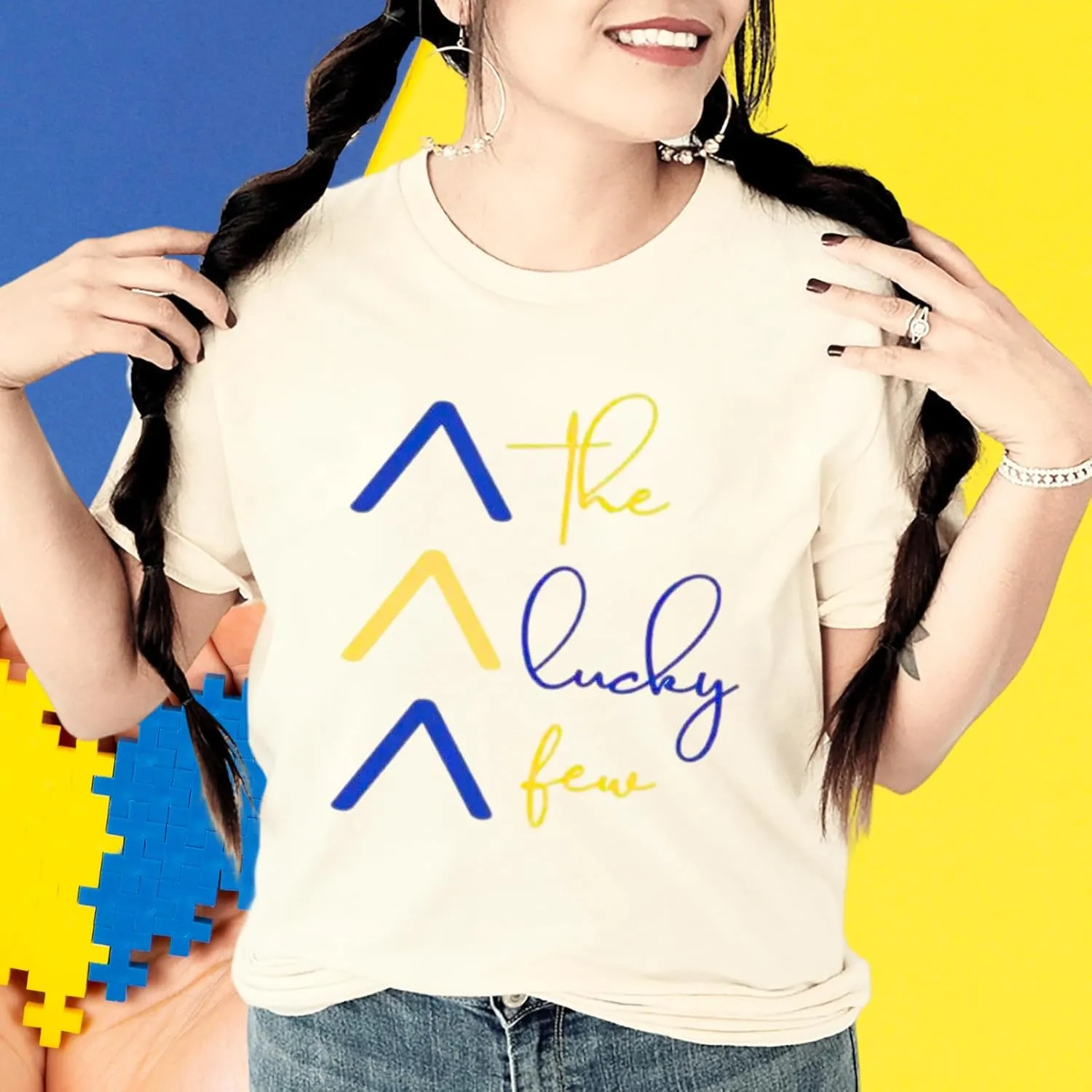 Down Syndrome Awareness Shirts for Women World Down Syndrome Day Short Sleeve T Shirt Syndrome Support Tee Top