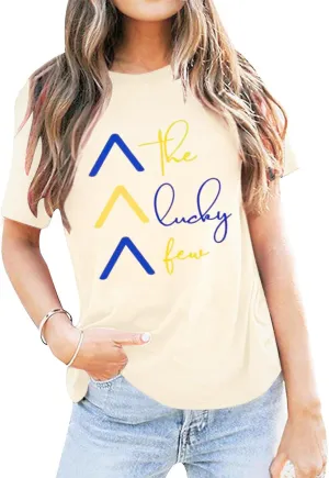 Down Syndrome Awareness Shirts for Women World Down Syndrome Day Short Sleeve T Shirt Syndrome Support Tee Top