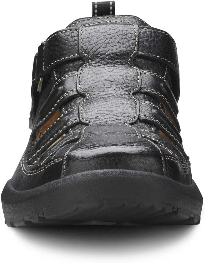 Dr. Comfort Fisherman Men's Therapeutic Diabetic Extra Depth Sandal: Black 13.0 Wide (E/2E)
