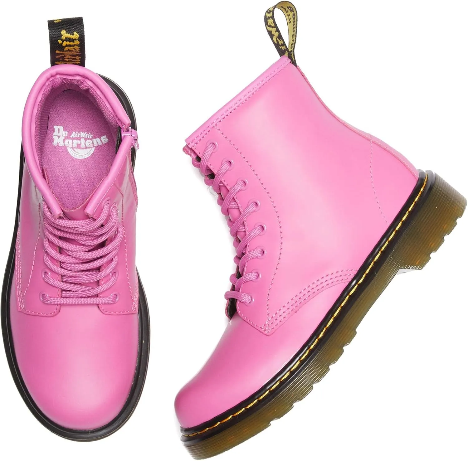 Dr. Martens, Women's Maple Zip Steel Toe Light Industry Boots