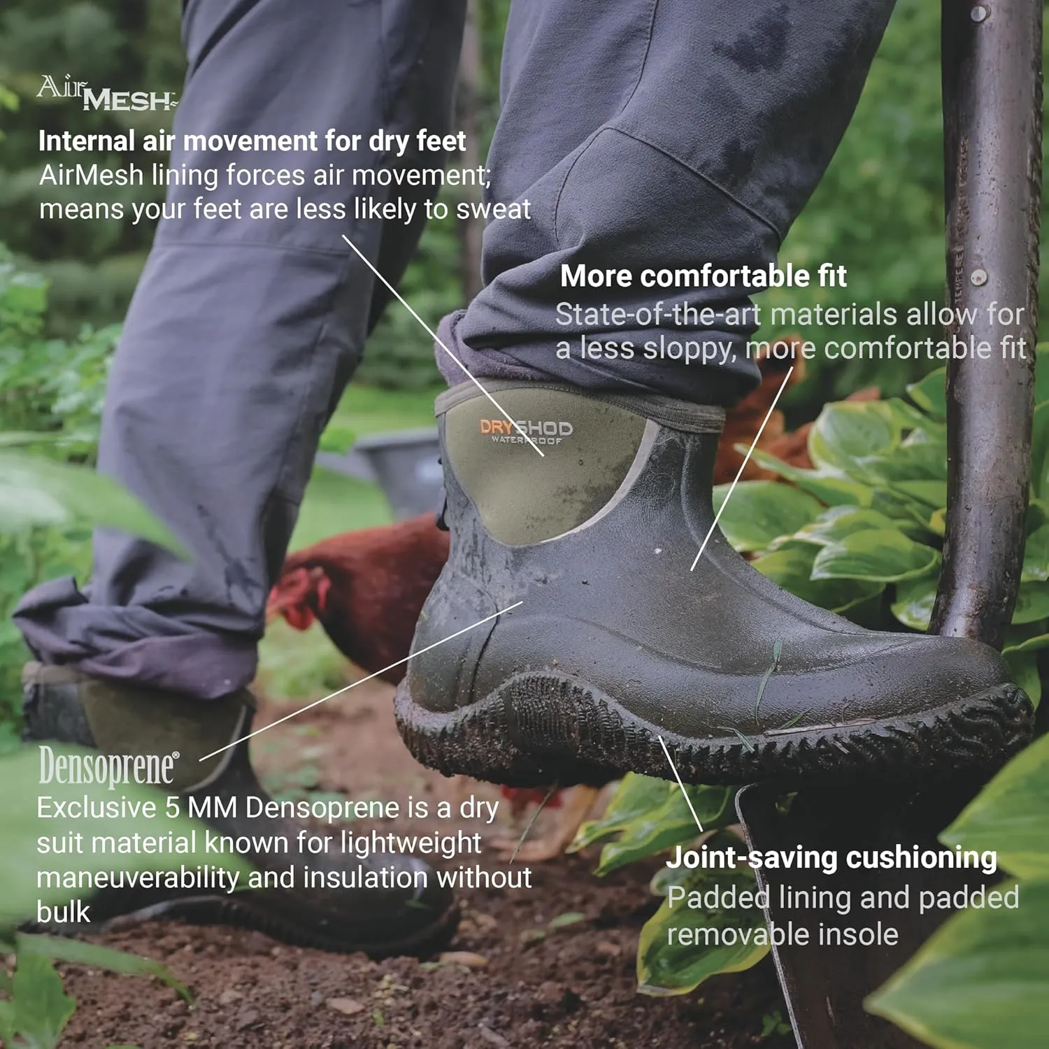 Dryshod Men's Legend Camp Ankle Boot