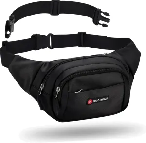 Fanny Pack Men Women Plus Size with Extender Strap 70",Extra Large Crossbody Waist Bag with Adjustable Belt, Fashion Hip Bum Bag for Outdoors Workout Traveling Casual Hiking Walking Cycling