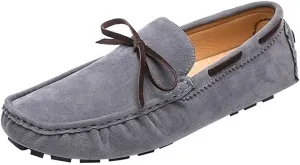 Flat Heel Party Walking Slip-on Mens Loafers Square Toe Vegan Leather Driving Loafers Flexible Comfortable