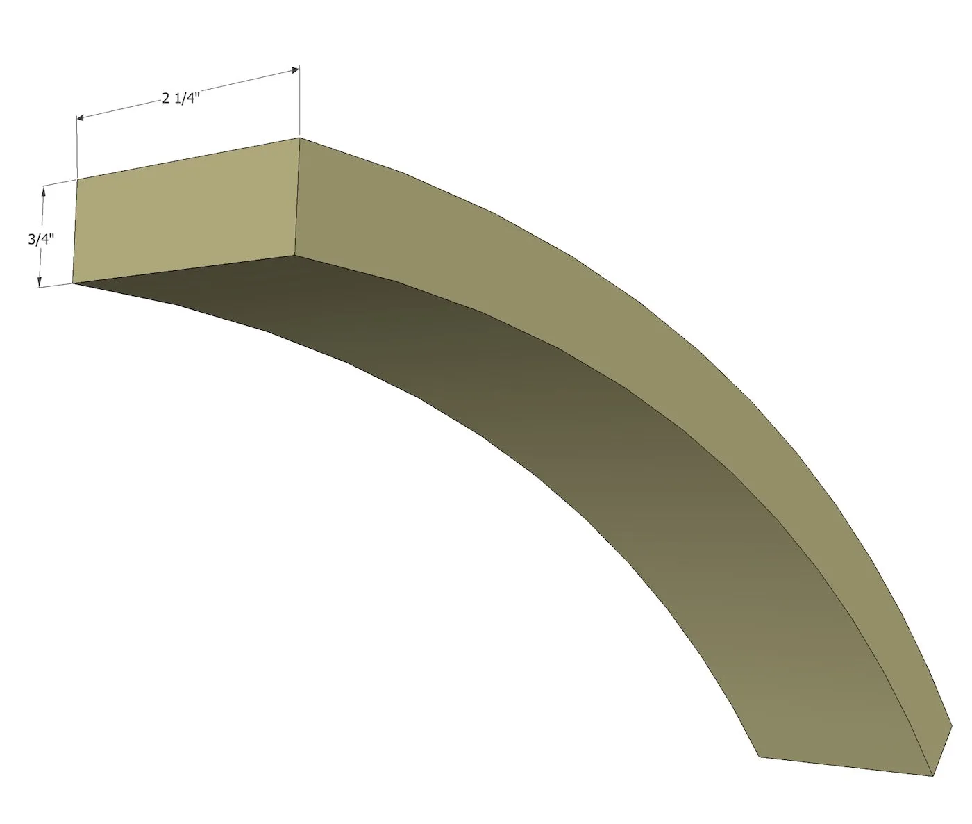 Flexible Jamb 2-1/4"