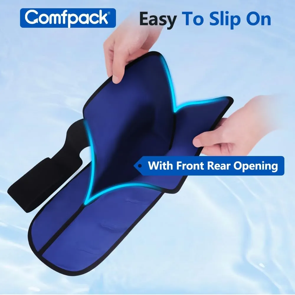 Foot Ice Pack Wrap for Plantar Fasciitis, Hot Cold Therapy Gel Ankle Ice Pack Wrap Ice Boot for Foot After Surgery, Plantar Fasciitis, Achilles Tendonitis, Foot Pain, Swelling, Heel Pain