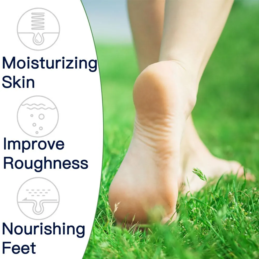 Foot Peeling Mask for Dry Cracked Feet 4paris/8pcs Foot Moisturizing Socks Exfoliator Peel Off Calluses Dead Skin Remover Foot Masks Smooth Touch (8pcs, mixed)