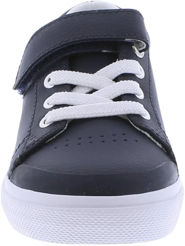 FOOTMATES Reese Leather Shoes for Boys and Girls with Custom-Fit Insoles, Slip-Resistant Rubber Outsole, and Breathable Lining - for Infants, Toddlers, and Little Kids