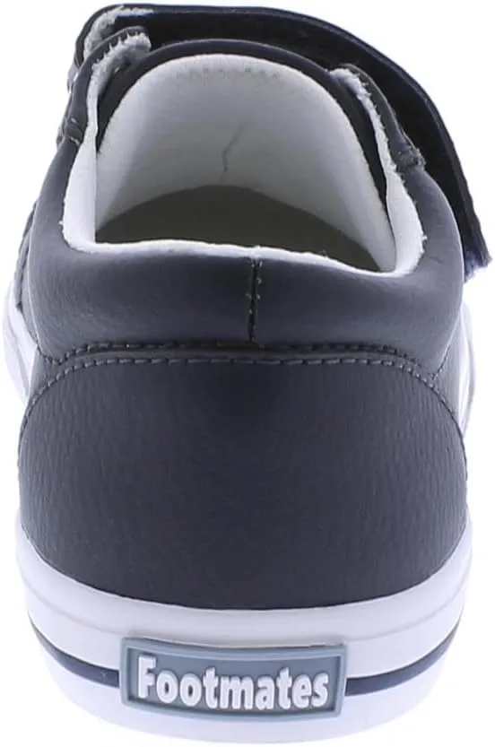 FOOTMATES Reese Leather Shoes for Boys and Girls with Custom-Fit Insoles, Slip-Resistant Rubber Outsole, and Breathable Lining - for Infants, Toddlers, and Little Kids