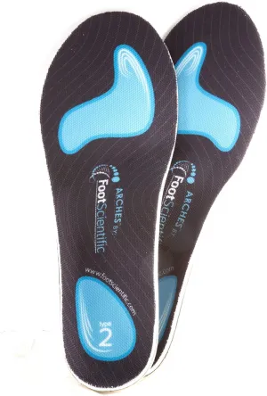 FootScientific® Arches Type 1 (Flat Feet) Orthotic Shoe Insoles, Men’s Size 6-6.5 / Women’s Size 8-8.5