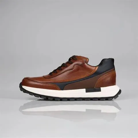 Genuine Leather Brown Sneaker TG-802 SCB-764