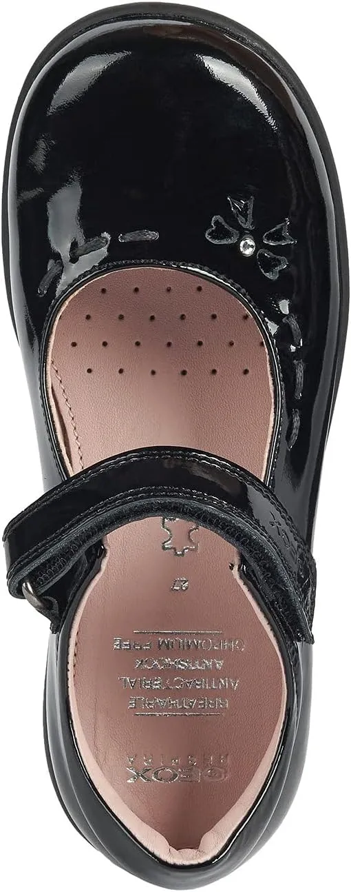 Geox Girl Naimara Leather Ballerina Flat