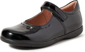 Geox Girl Naimara Leather Ballerina Flat