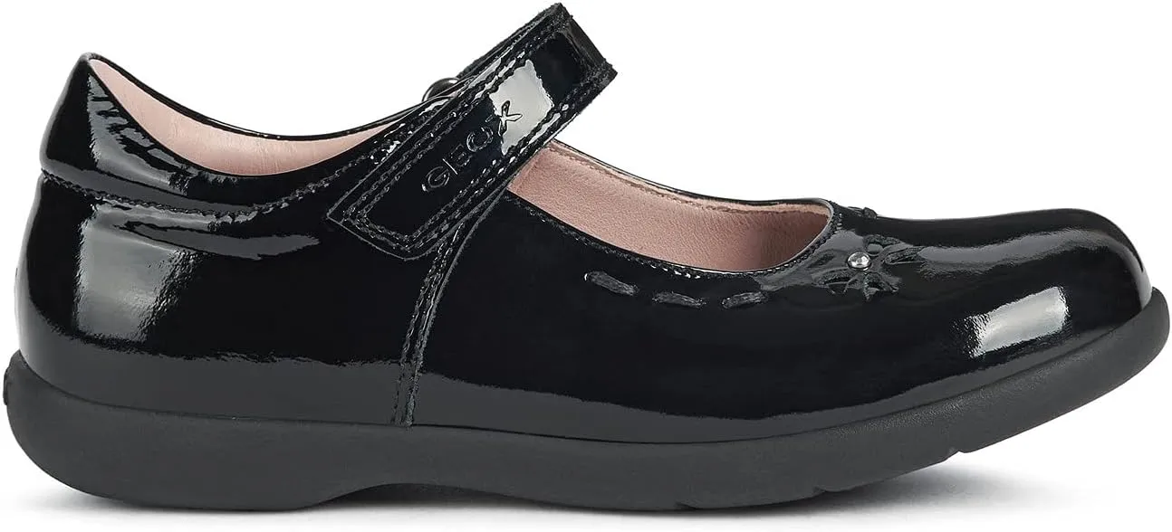 Geox Girl Naimara Leather Ballerina Flat