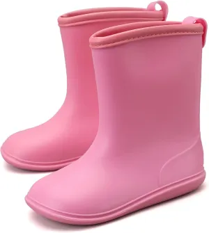 GIGIDIDI girls Rainy Day Garden School Waterproof Rain Boots