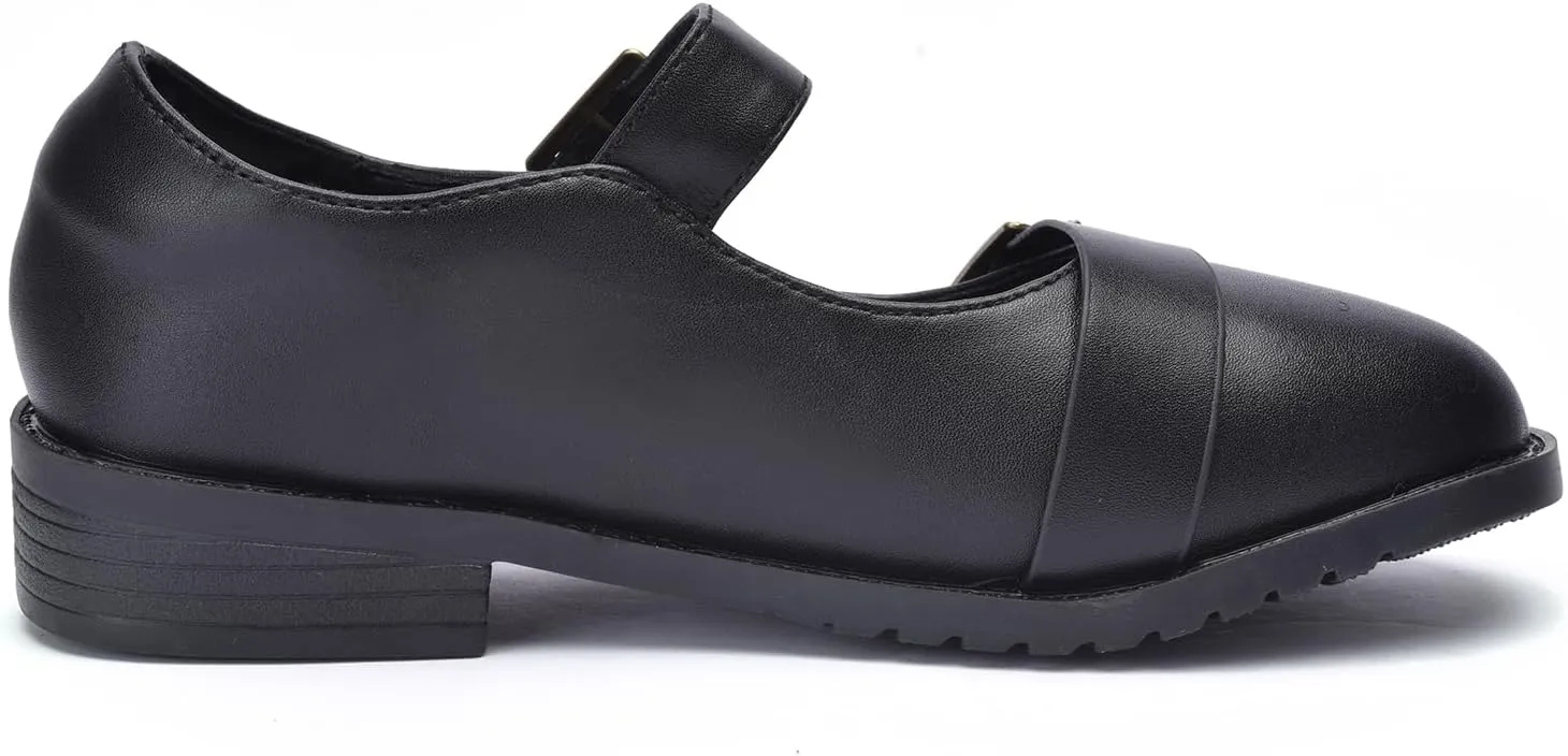Girls Bowknot Ballerina Mary Jane School Wedding Party Flat Shoes