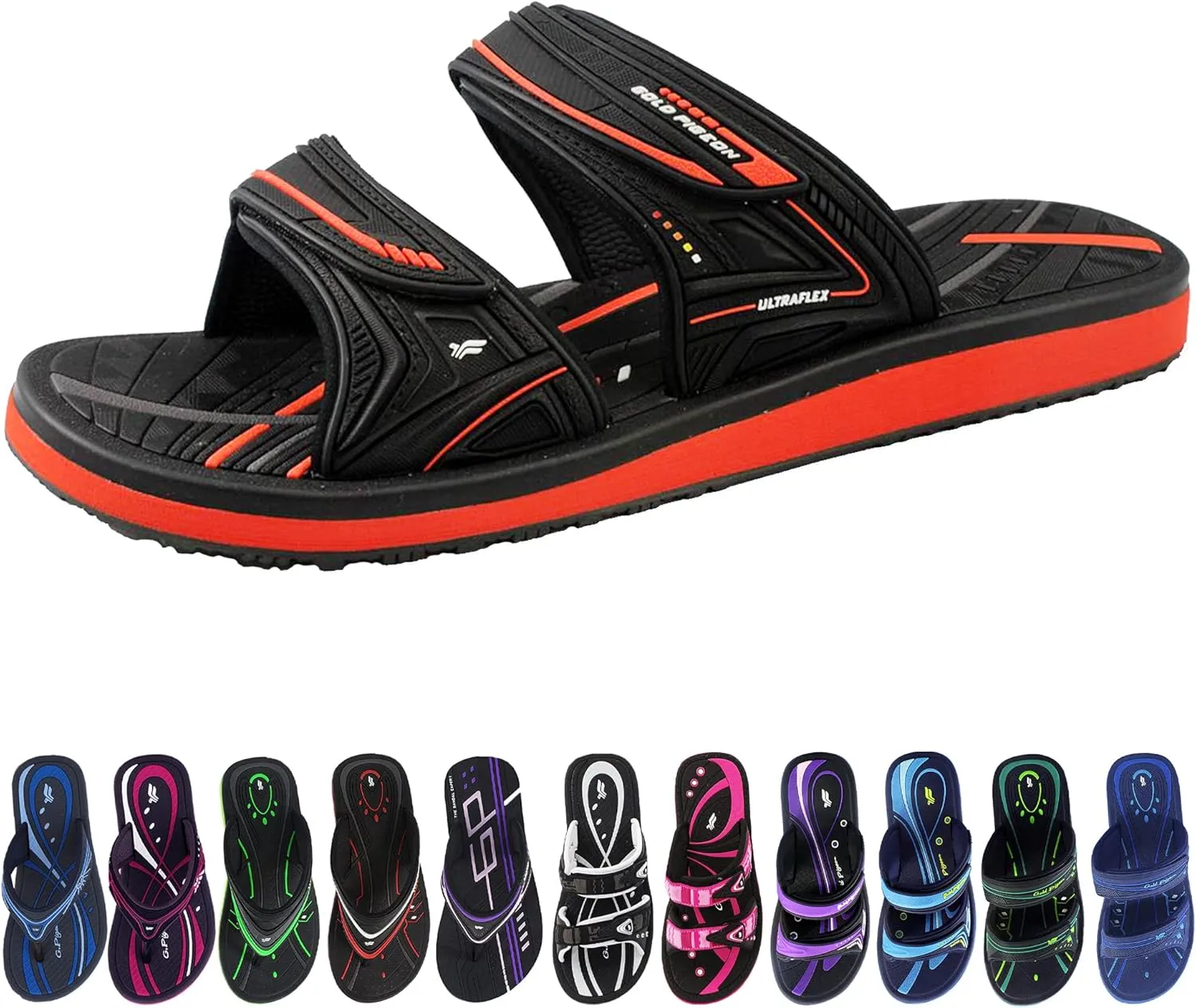 Gold Pigeon CLASSIC Unisex Slides, Flip-flops & Sandals