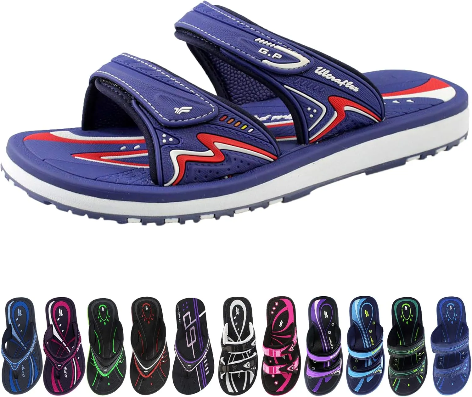 Gold Pigeon CLASSIC Unisex Slides, Flip-flops & Sandals