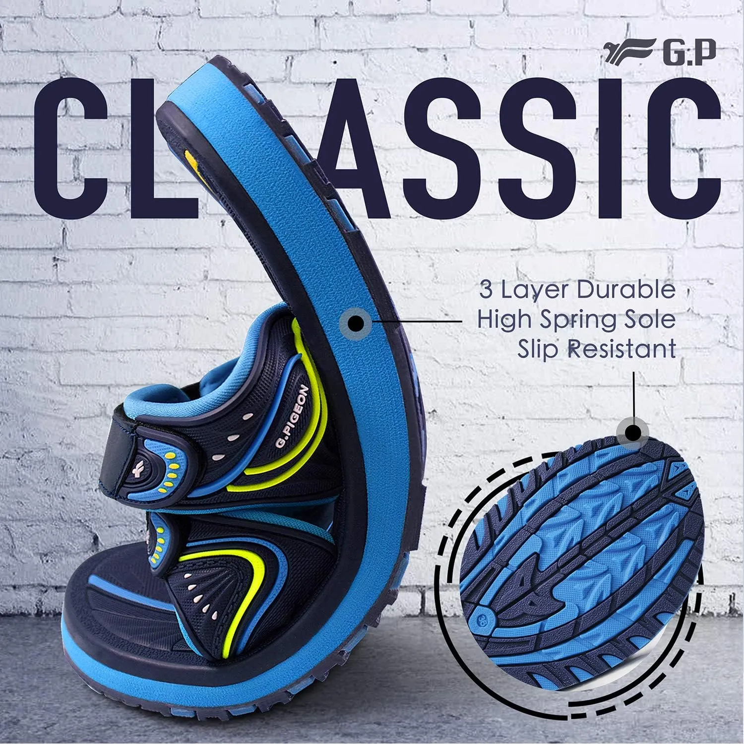 Gold Pigeon CLASSIC Unisex Slides, Flip-flops & Sandals
