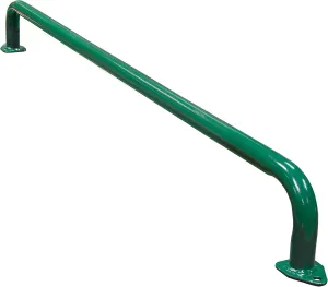 Gorilla Playsets 08-0002-FM Safety Handle Attachment for Swing Set or Playhouse, One 37" Metal Flush Mount Handle, Green