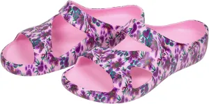 GreaterGood Positively Inspired Slide Sandals Ultra Lightweight Cushioned EVA Soles Easy Slip On Durable Quick Dry Beach Sandal