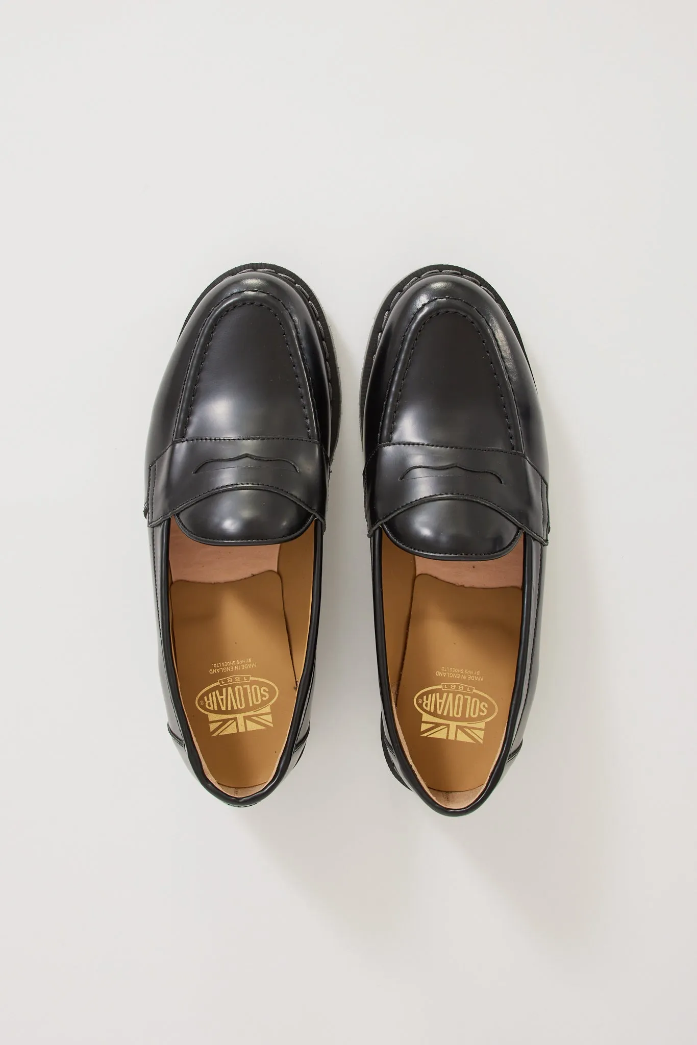 Hi Shine Penny Loafer Black