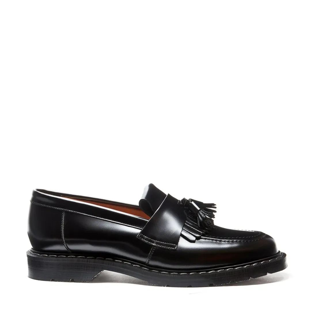 Hi-Shine Tassel Loafer (Black)