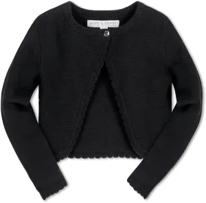 Hope & Henry Girls' Milano Stitch Cardigan Sweater