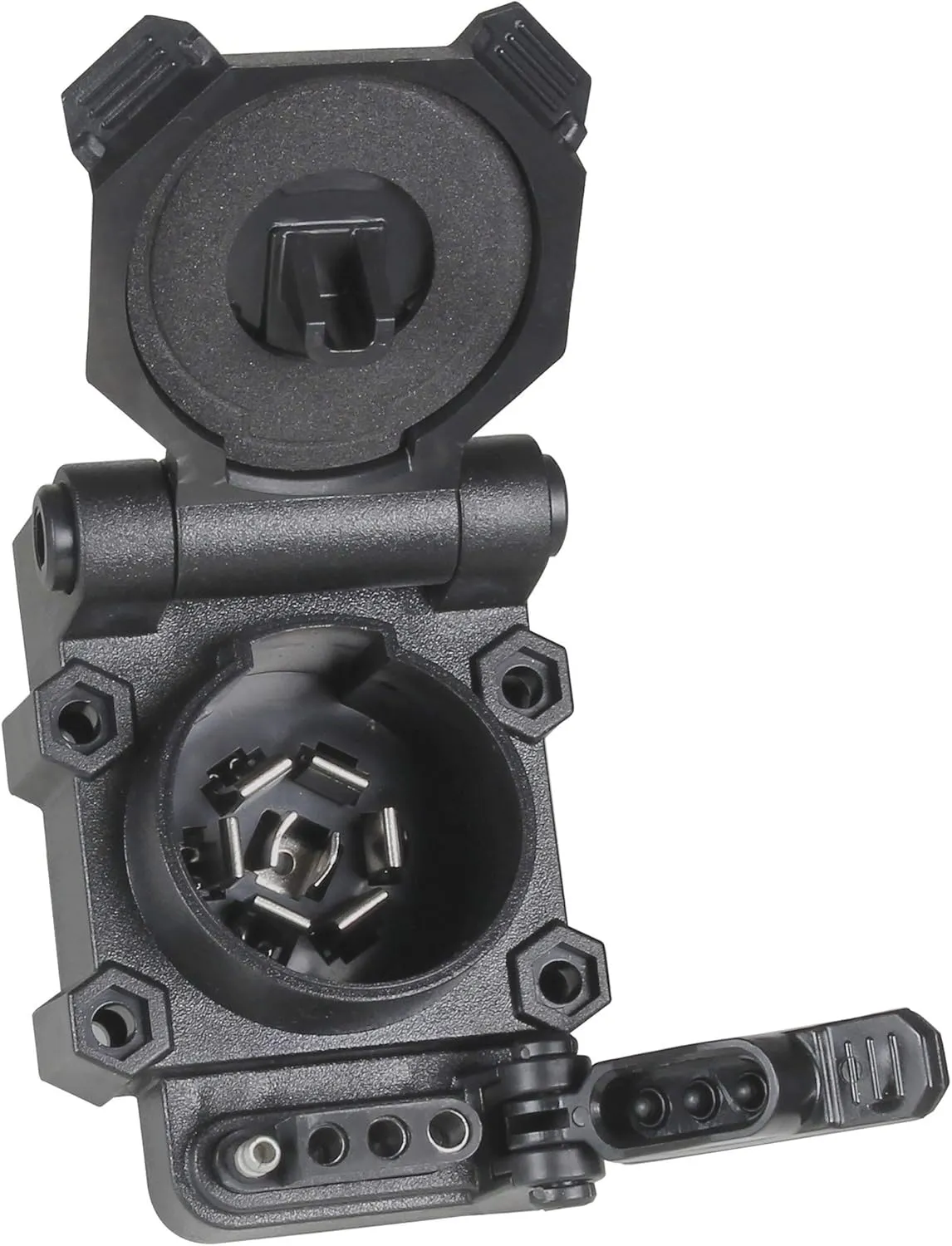 Hopkins Towing Solutions Endurance 40950 Multi-Tow 7 Blade and 4 Flat Vehicle Wiring Kit, Black