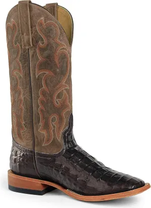 HORSE POWER Men's Nile Croc Western Boot Square Toe - Hp1070 Move