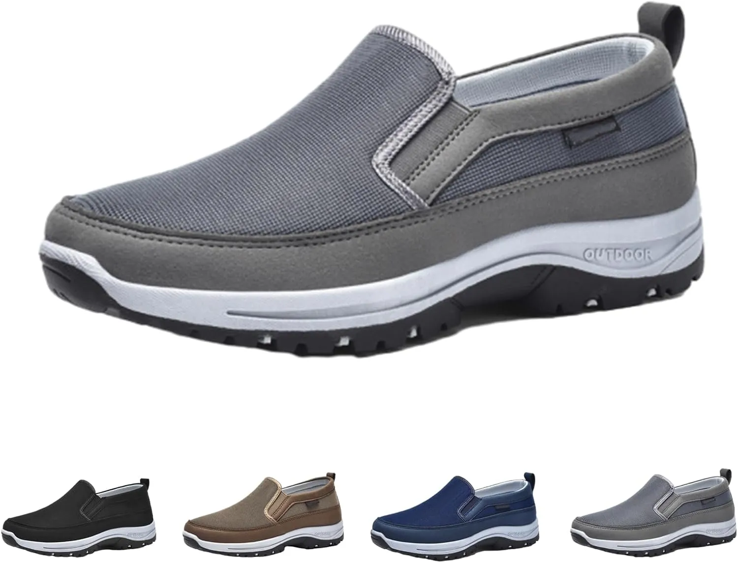 Hrtesus Orthoture Orthopedic Walking Boots, Outdoor Casual Sneakers for Men, Flats