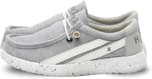 Hurley Kids Elastic Lace Loafers, Canvas Shoes for Boys & Girls - Comfortable, Durable, Stylish - Kid's Fashion Sneakers, Wide Toe Shoes for Everyday Wear