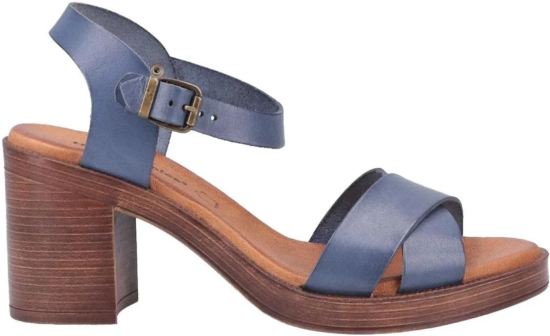 Hush Puppies Women's Ankle-Strap Heeled Sandal