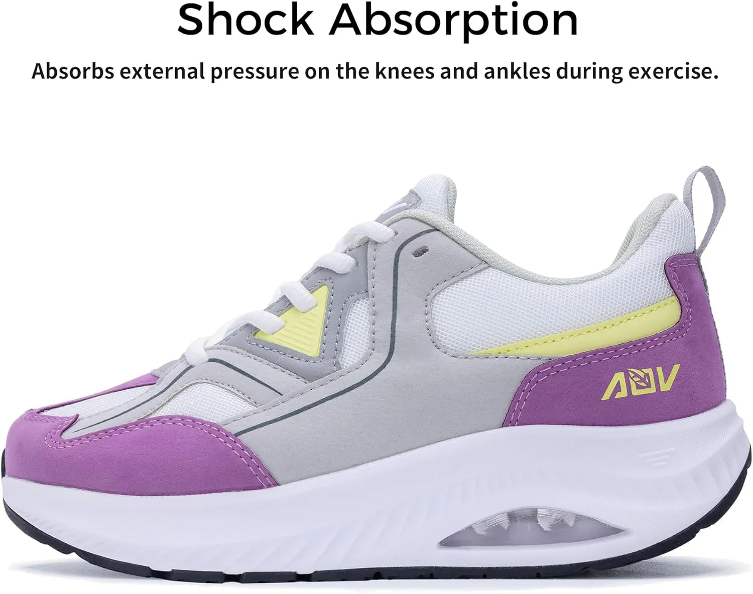 IIV Wide Toe Box Shoes for Women | Arch Support Walking Tennis Sneakers | Orthotic Shoes for Bunions, Plantar Fasciitis