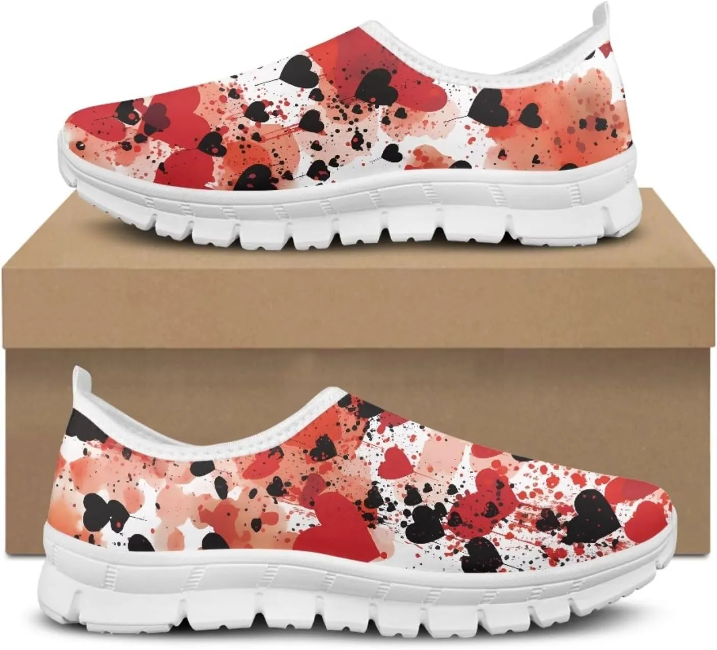 JoyLamoria Boho Elephant Walking Shoes Art Travel Travel Clog Slip on Causal Loafer Fashion Sneakers for Men Women