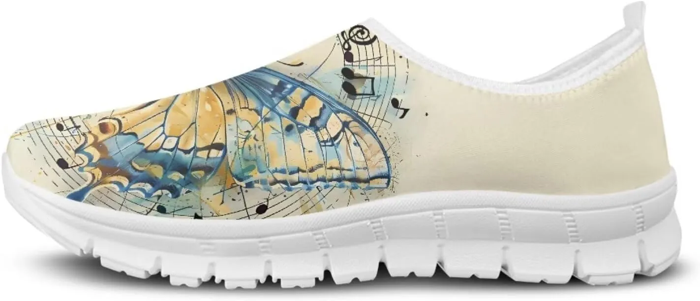 JoyLamoria Hummingbird Sneakers Low Top Flats Loafer Lightweight Walking Travel Shoes Girls 2025 Fashion Boat Shoes