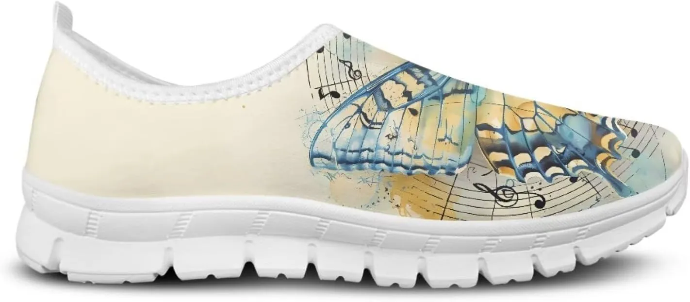 JoyLamoria Hummingbird Sneakers Low Top Flats Loafer Lightweight Walking Travel Shoes Girls 2025 Fashion Boat Shoes