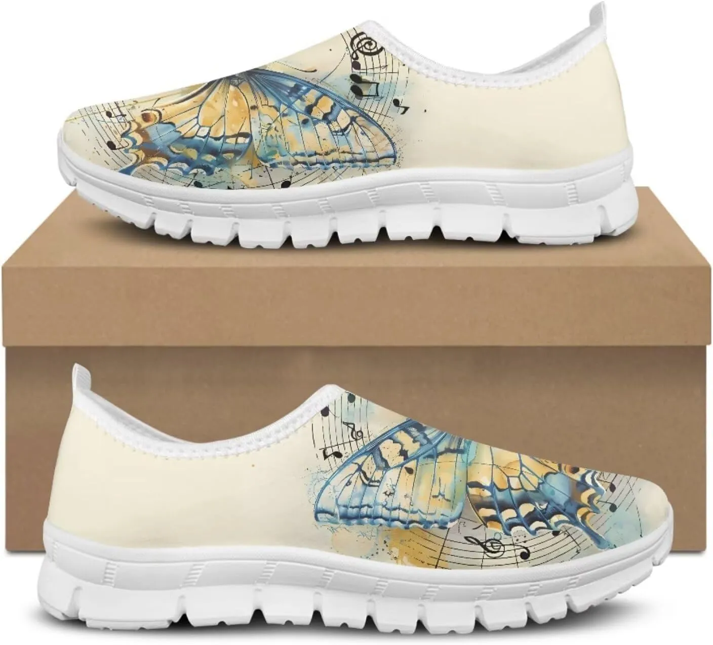 JoyLamoria Hummingbird Sneakers Low Top Flats Loafer Lightweight Walking Travel Shoes Girls 2025 Fashion Boat Shoes