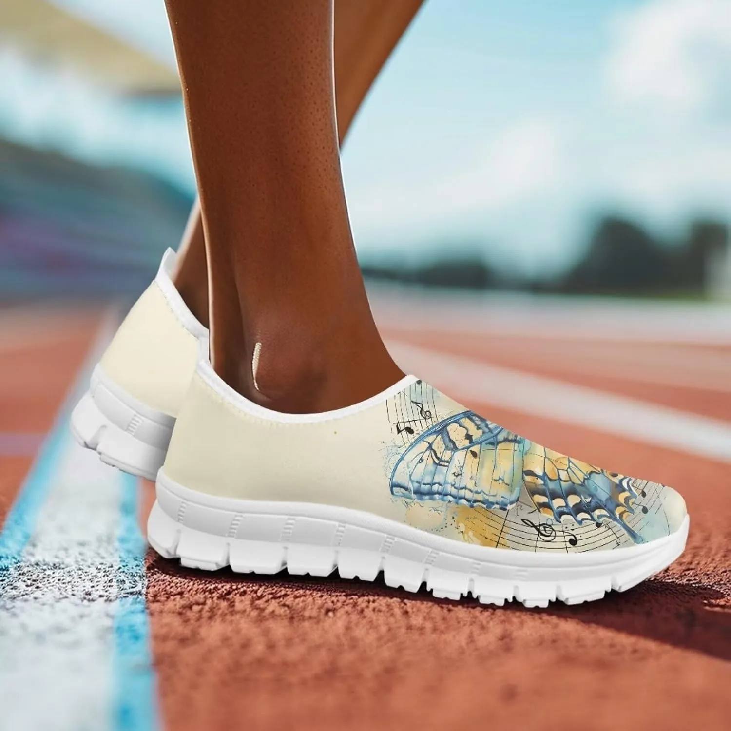 JoyLamoria Hummingbird Sneakers Low Top Flats Loafer Lightweight Walking Travel Shoes Girls 2025 Fashion Boat Shoes