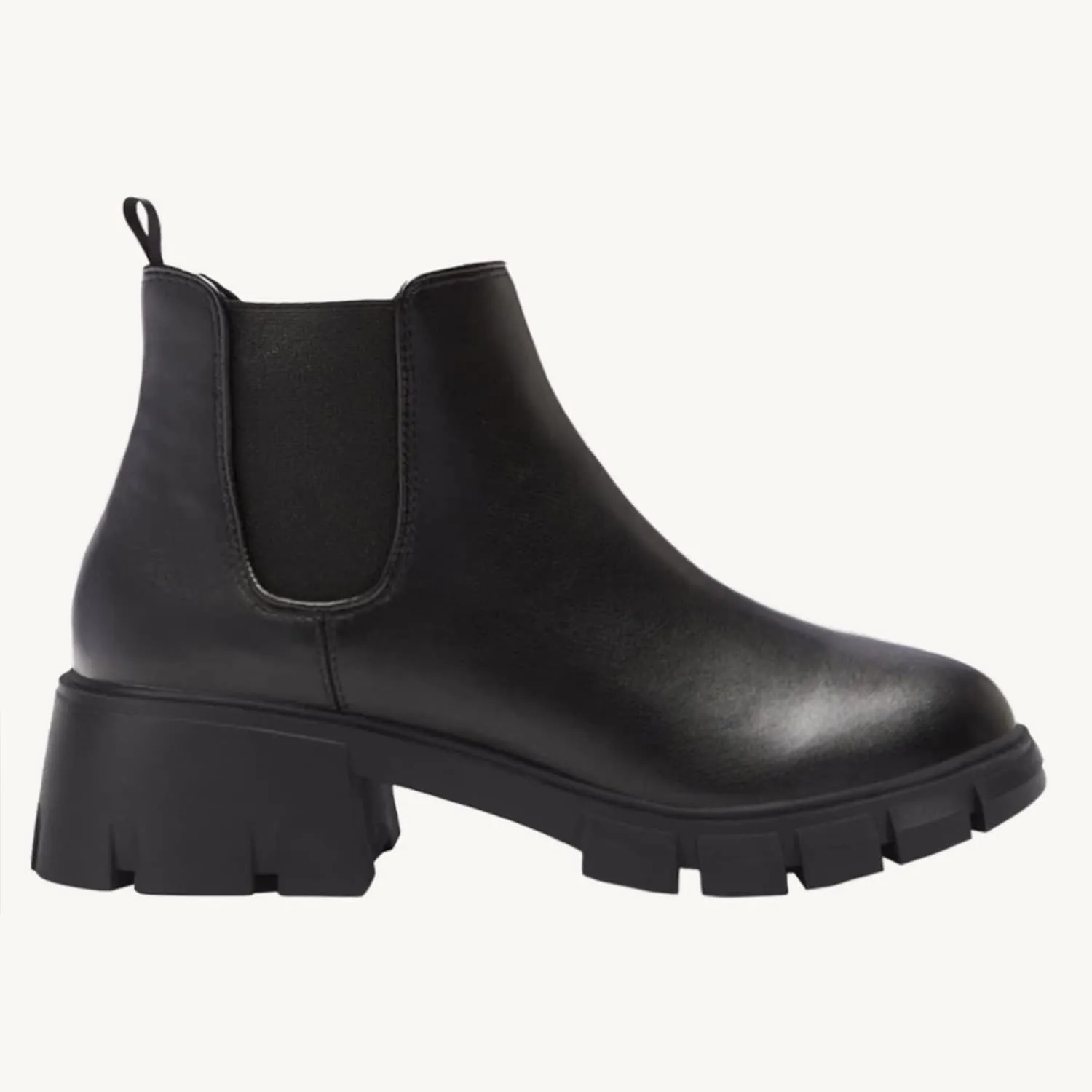 Juliet Holy Boys Girls Ankle Boots Platform Chunky Block Heel Slip On Lug Sole Chelsea Booties for Toddler Little Big Kid