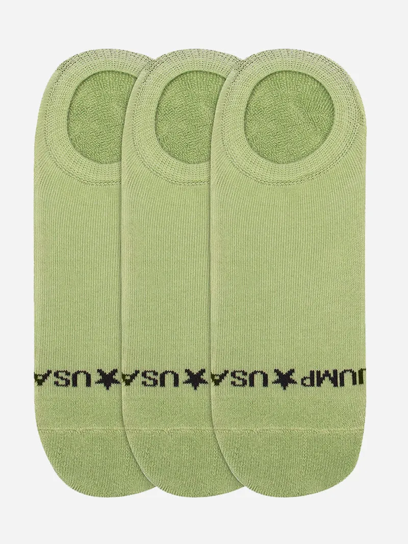 JUMP USA Women's Pack of 3 Bamboo Cotton Loafer Socks | Women's Casual Socks for Everyday Wear - Sweat Proof, Quick Dry, Padded for Extra Comfort