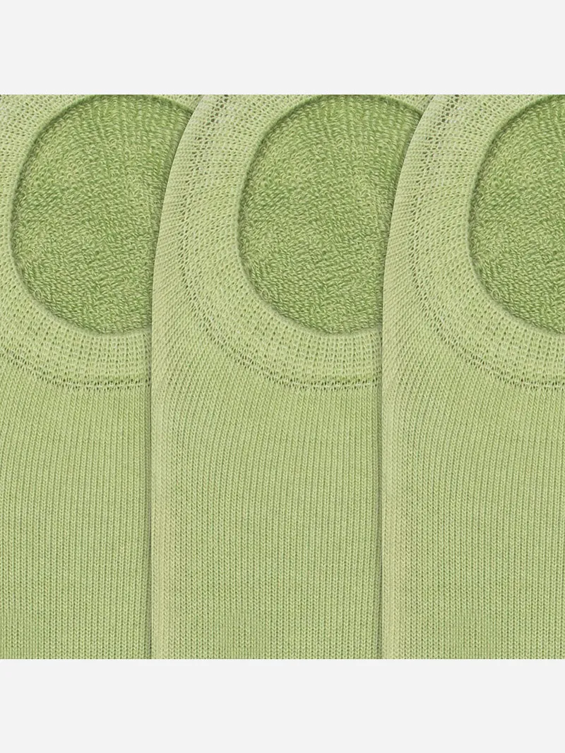 JUMP USA Women's Pack of 3 Bamboo Cotton Loafer Socks | Women's Casual Socks for Everyday Wear - Sweat Proof, Quick Dry, Padded for Extra Comfort