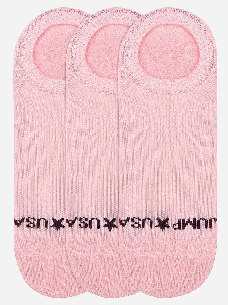 JUMP USA Women's Pack of 3 Bamboo Cotton Loafer Socks | Women's Casual Socks for Everyday Wear - Sweat Proof, Quick Dry, Padded for Extra Comfort
