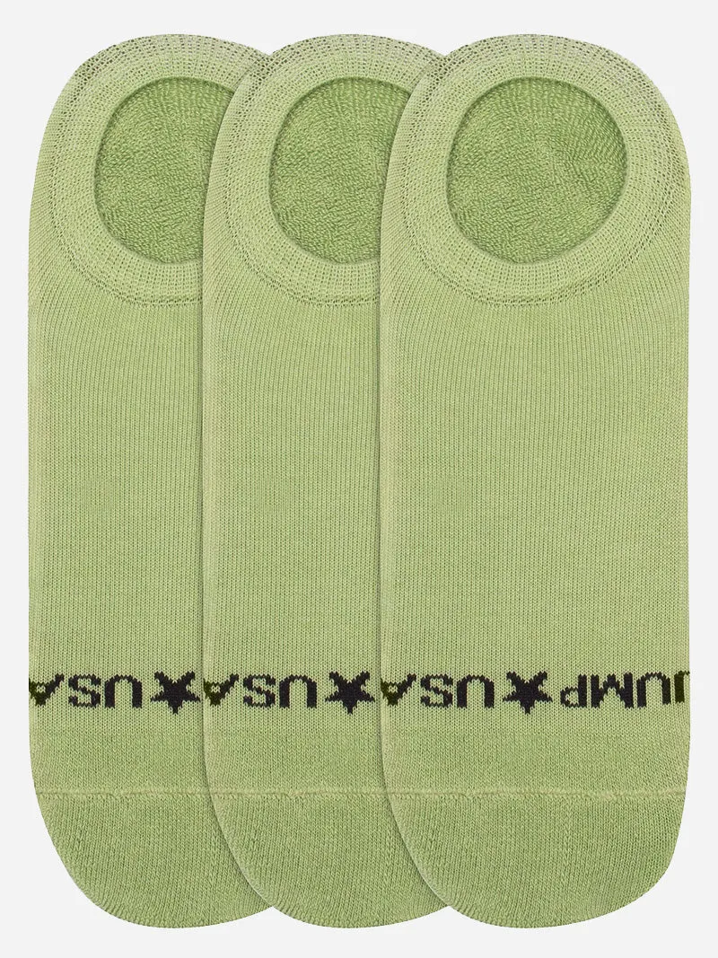 JUMP USA Women's Pack of 3 Bamboo Cotton Loafer Socks | Women's Casual Socks for Everyday Wear - Sweat Proof, Quick Dry, Padded for Extra Comfort
