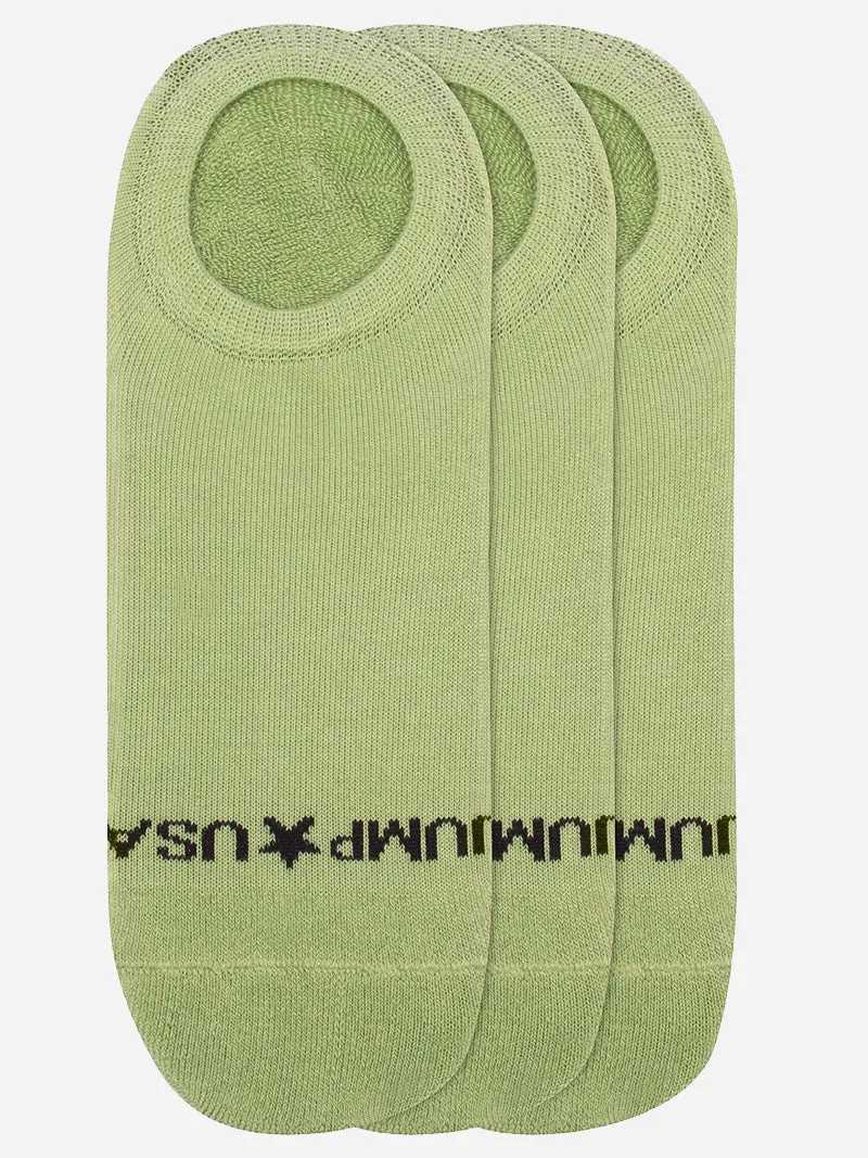 JUMP USA Women's Pack of 3 Bamboo Cotton Loafer Socks | Women's Casual Socks for Everyday Wear - Sweat Proof, Quick Dry, Padded for Extra Comfort