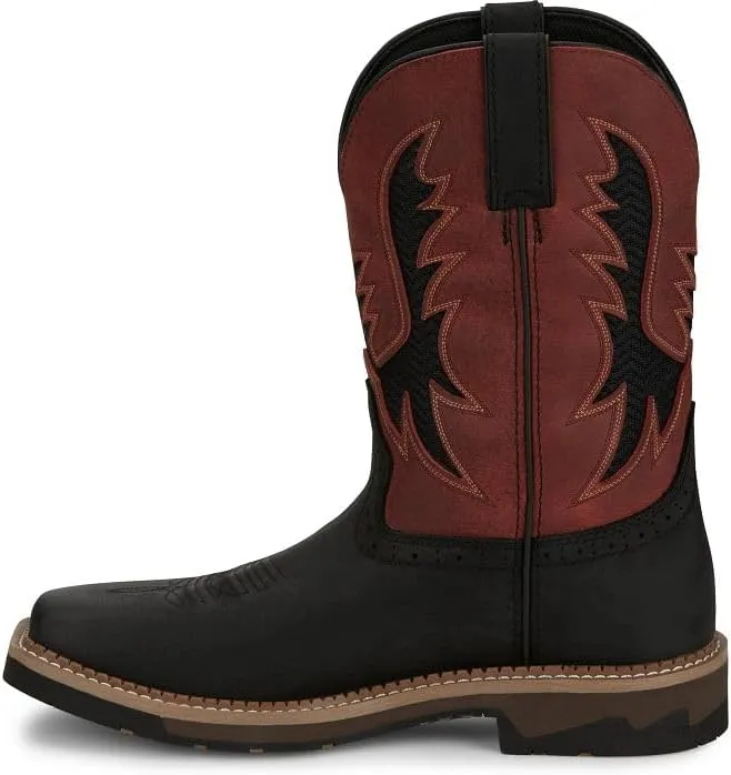 Justin Men's Bolt 11" Stampede Soft Toe Work Boot