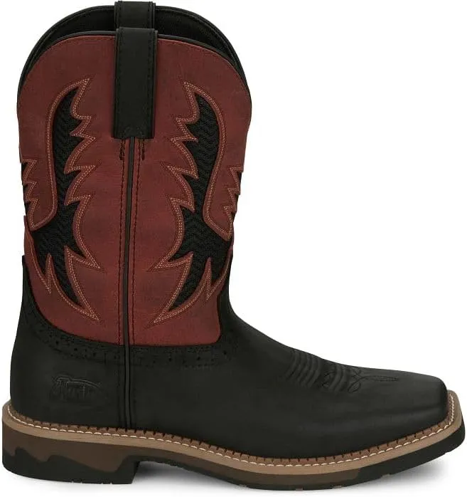 Justin Men's Bolt 11" Stampede Soft Toe Work Boot