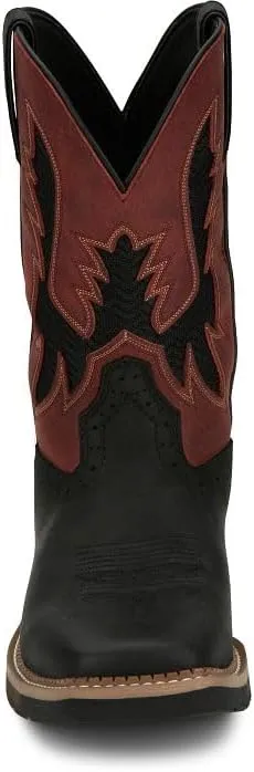 Justin Men's Bolt 11" Stampede Soft Toe Work Boot