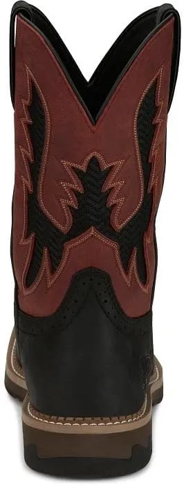 Justin Men's Bolt 11" Stampede Soft Toe Work Boot