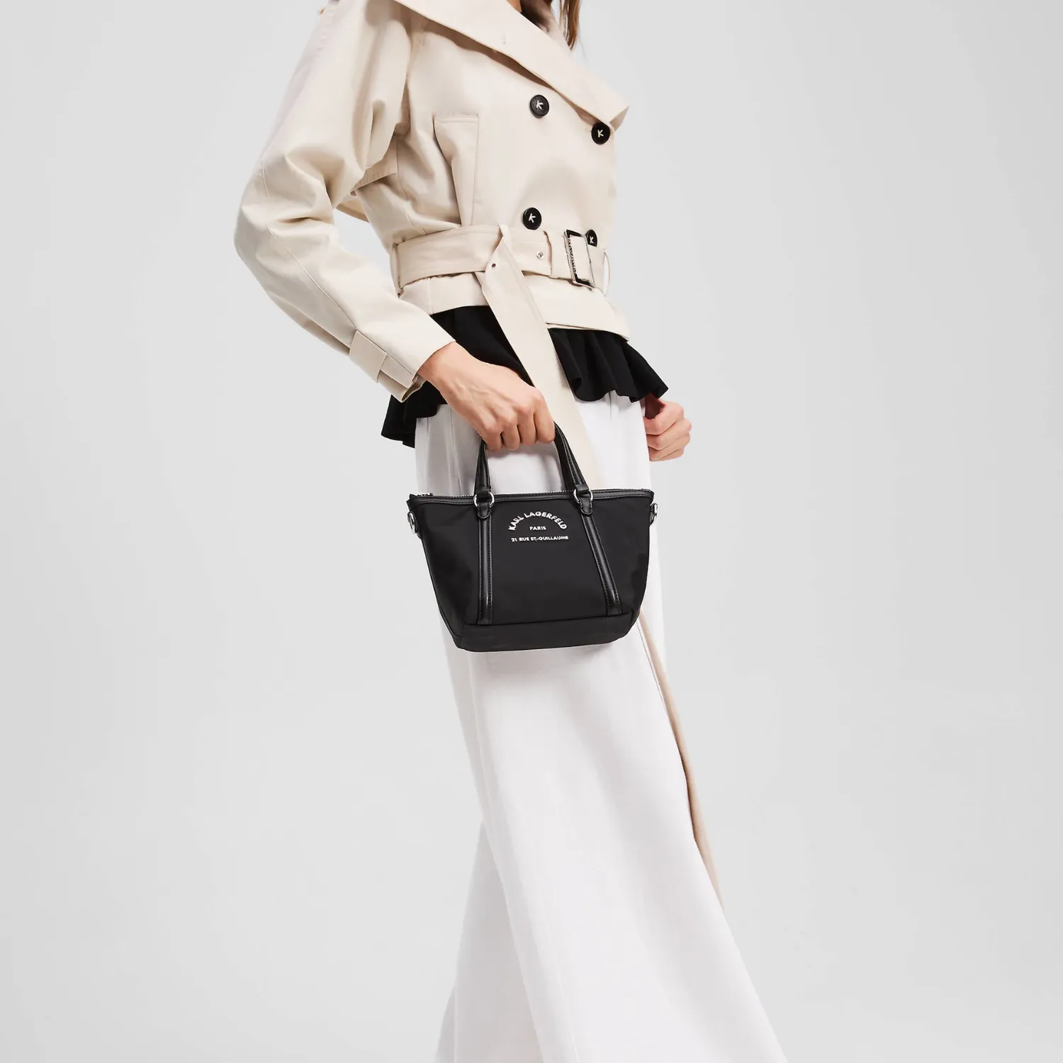 KARL LAGERFELD RUE ST GUILLAUME MINI TOTE BAG